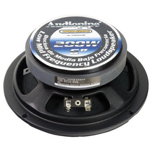 Load image into Gallery viewer, Audiopipe Low Mid Frequency Loudspeaker 6&quot; 200W Max Each - Gold Bullet Dust Cap
