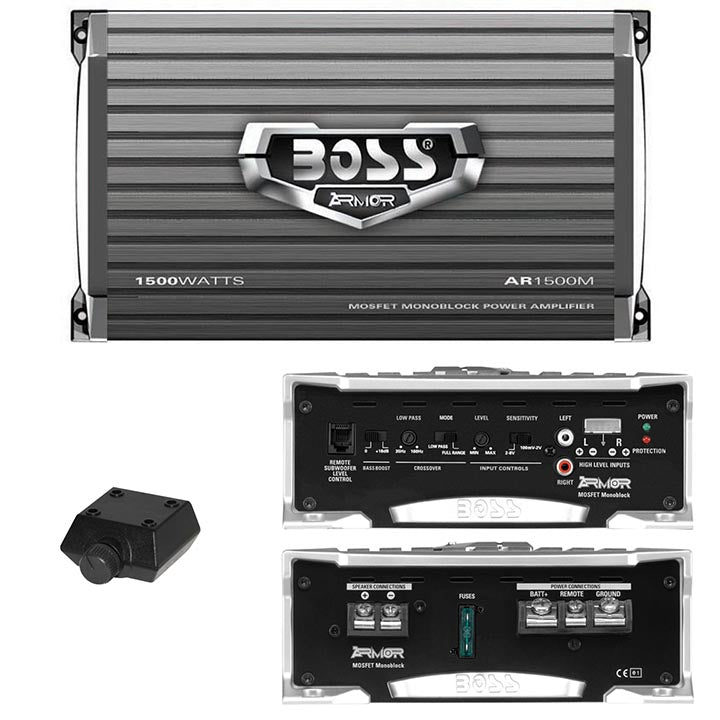 Boss Armor Monoblock Amplifier 1500W Max