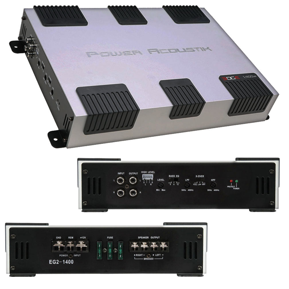 Power Acoustik Edge Series 2 Channel 1400 Watts