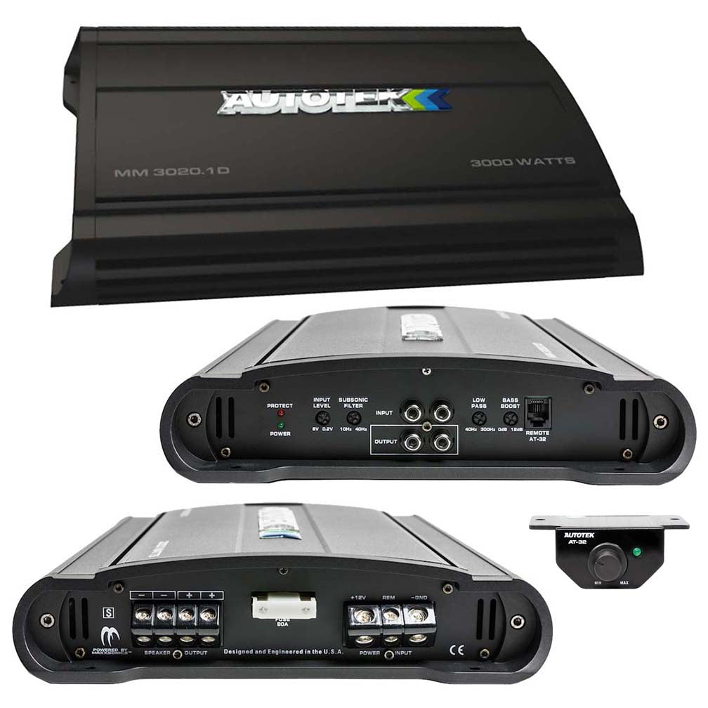 Autotek Mean Machine Amplifier 3000 Watts  Class D