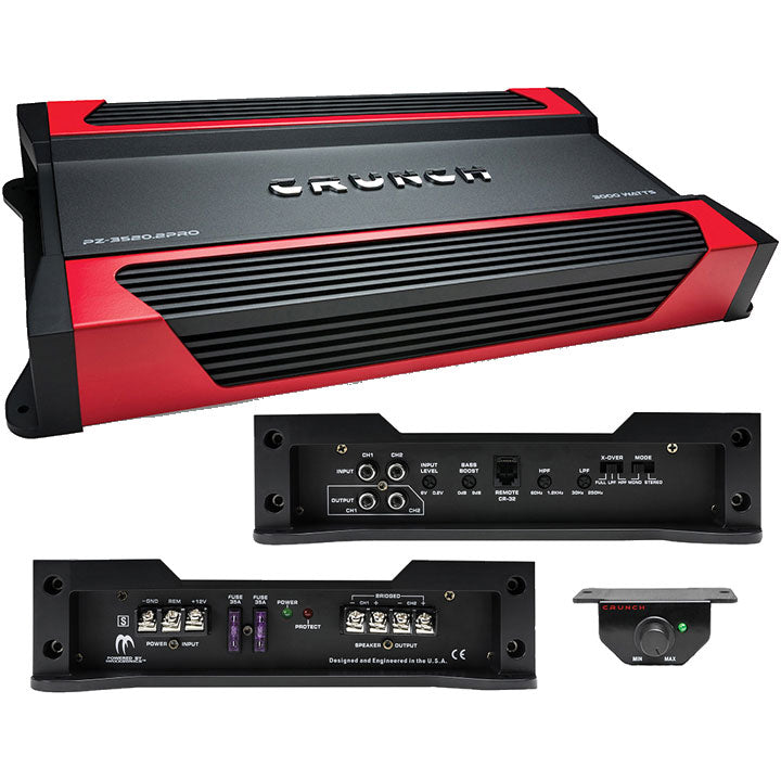 Crunch 2 Channel Amplifier 3500 Watts