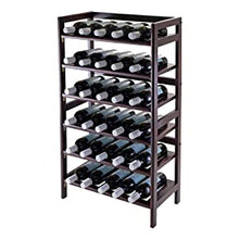 Load image into Gallery viewer, Winsome Silvi Wine Storage, Antique Walnut
