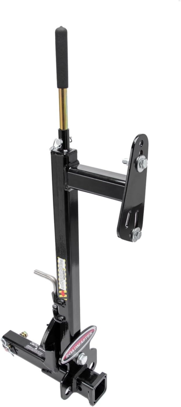 Roadmaster 195125 Spare Tire Carrier with 2" Drop fits Truck/Van/SUV 2" Receiver | Fits Wheels with a Lug Nut Bolt Circle Up to 8" | 6,000 lbs Maximum Capacity