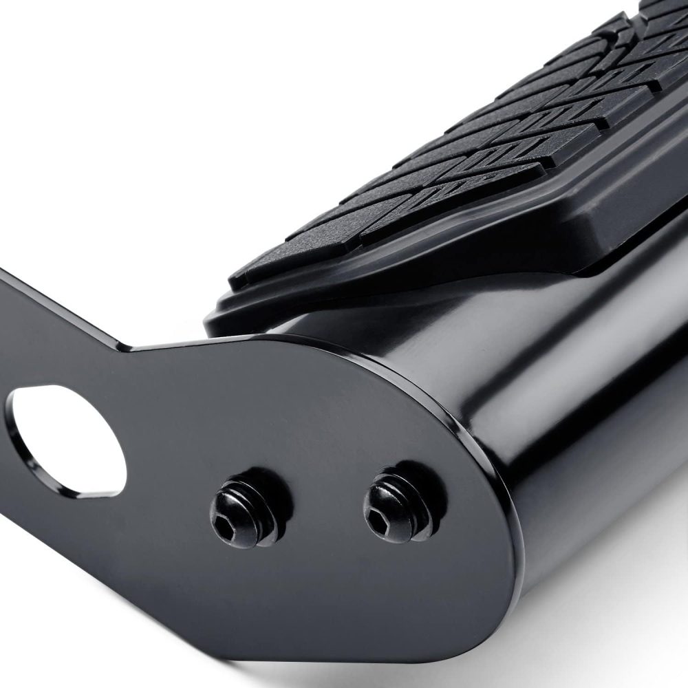 Steelcraft 200010 Universal Side Drop Step 4 in. Wide Round Tube Black Powdercoat Universal Side Drop Step - Image 6