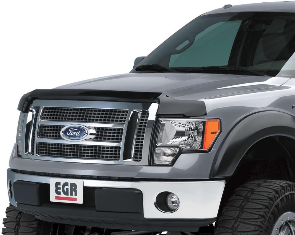 EGR 305081 SuperGurad Smoked Acrylic Hood Shield Compatible with Select 2016-203 Toyota Tacoma Trucks - Durable, Easy Installation - Image 2