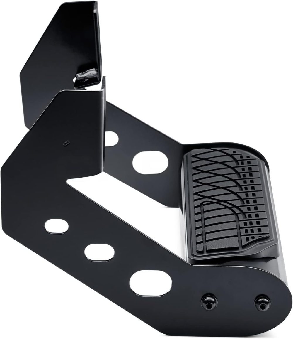 Steelcraft 200010 Universal Side Drop Step 4 in. Wide Round Tube Black Powdercoat Universal Side Drop Step - Image 3