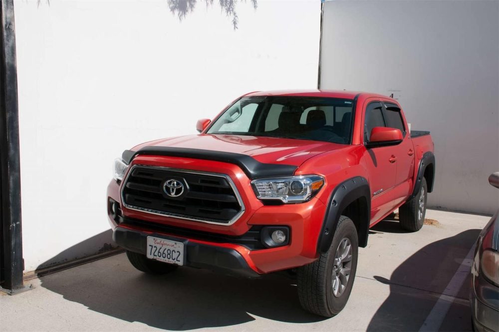 EGR 305081 SuperGurad Smoked Acrylic Hood Shield Compatible with Select 2016-203 Toyota Tacoma Trucks - Durable, Easy Installation - Image 3