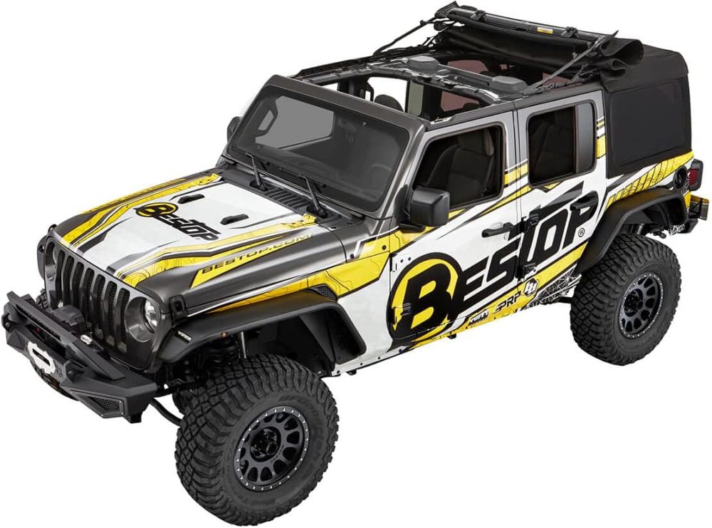 Supertop Ultra - '18-20 Wrangler JL 4-Door (Black Twill) 5472517 - Image 4