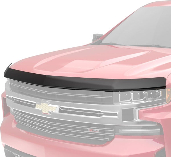 EGR 301691 SuperGuard Hood Guard Bug Deflector Protector, Dark Smoke Finish, Compatible with Select Chevrolet Silverado All Cabs Models