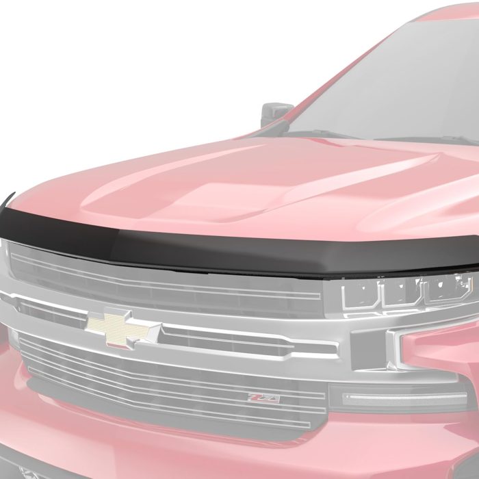 EGR 301691 SuperGuard Hood Guard Bug Deflector Protector, Dark Smoke Finish, Compatible with Select Chevrolet Silverado All Cabs Models