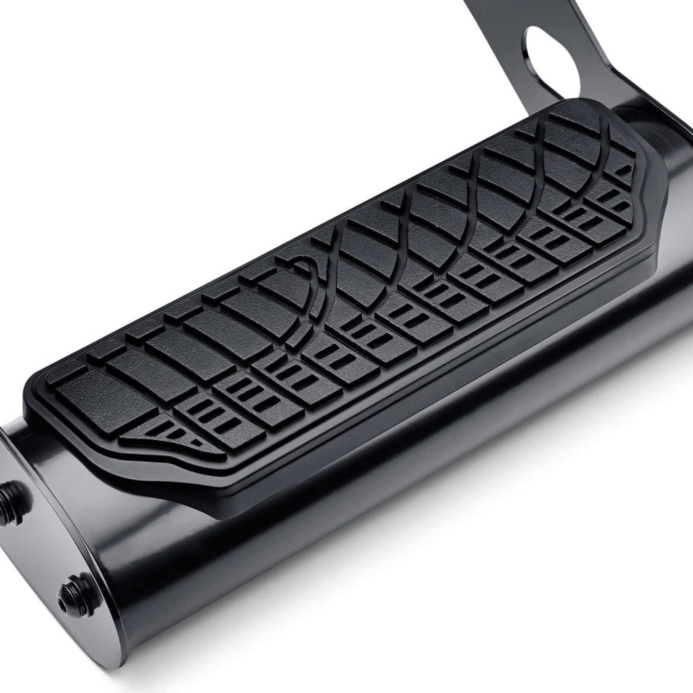 Steelcraft 200010 Universal Side Drop Step 4 in. Wide Round Tube Black Powdercoat Universal Side Drop Step - Image 5