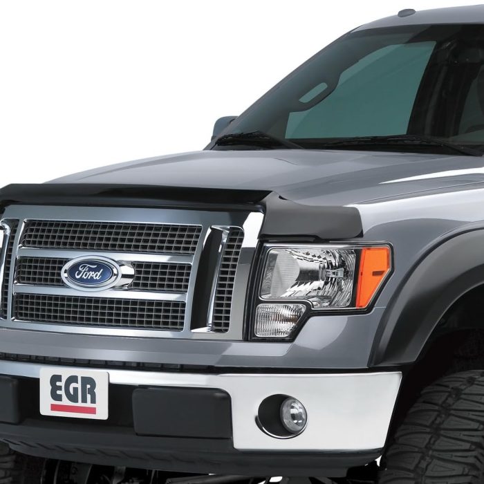 EGR 302651 Superguard Hood Guard Bug Deflector, Dark Smoke Finish, Compatible With Select Dodge Ram 1500 and 1500 Classic Models