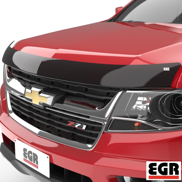 EGR 301391 Superguard Hood Guard, Dark Smoke Finish, Compatible with Select Chevrolet Colorado Models