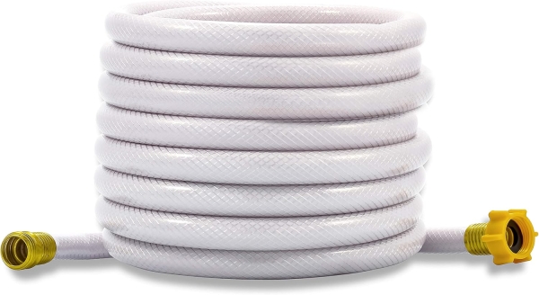 Camco 75ft TastePURE Drinking Water Hose- Lead and BPA Free, Reinforced for Maximum Kink Resistance 5/8" Inner Diameter (22803)