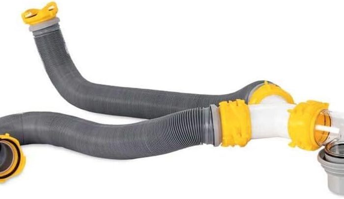 Camco 39672 RV SuperKit Sewer Hose System with Wye Fitting - 20'