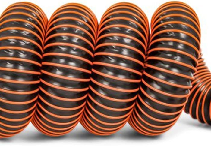 Camco RhinoEXTREME 10-Foot Camper/RV Sewer Hose Kit | Features TPE Technology for Abrasion Resistance and Crush Protection | Includes Pre-Attached Rhino Swivel Fittings (39863)