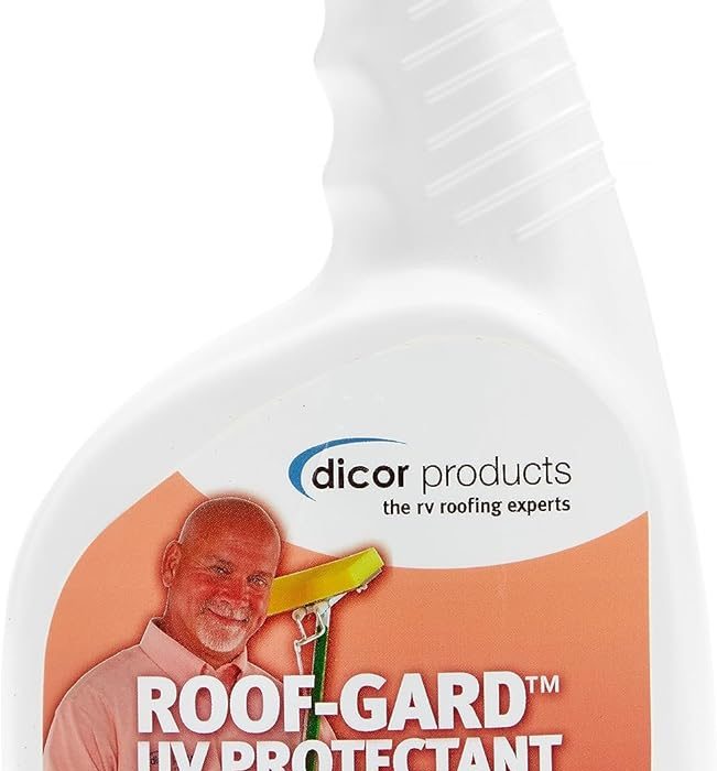 Dicor RP-RG320S Rubber Roof Protectant - 32 oz - White - Long-Lasting and Durable