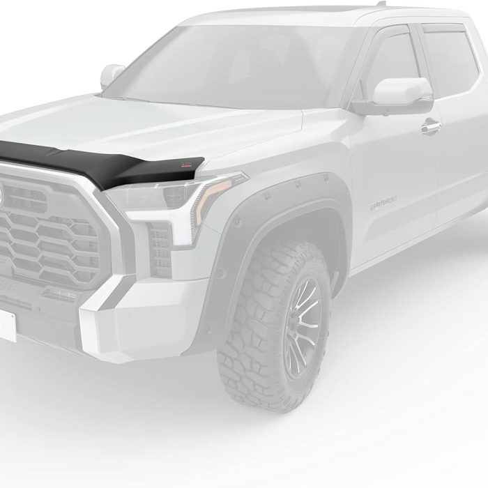 EGR 305405 SuperGuard Matte Black Acrylic Hood Shield Compatible with Select 2022-2024 Toyota Tundra Trucks - Durable Vehicle Protection