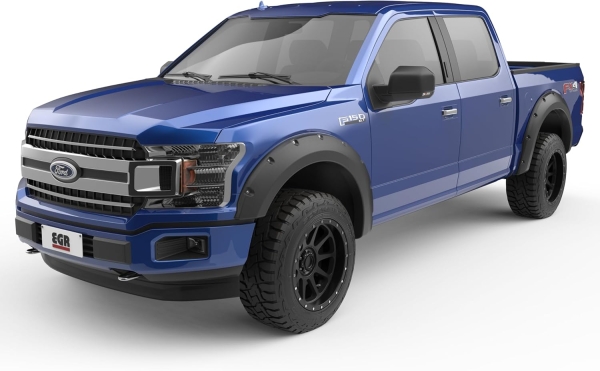 EGR BLF1012 - Baseline Series Fender Flares with Simulated Bolt-on Look - Compatible with 2021-2024 Ford F-150