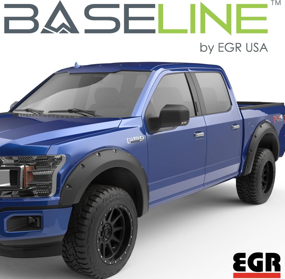 EGR BLF1012 - Baseline Series Fender Flares with Simulated Bolt-on Look - Compatible with 2021-2024 Ford F-150 - Image 2