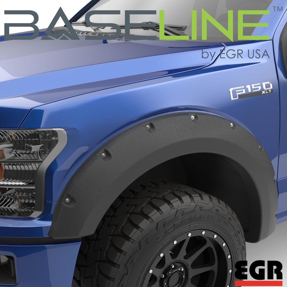 EGR BLF1012 - Baseline Series Fender Flares with Simulated Bolt-on Look - Compatible with 2021-2024 Ford F-150 - Image 4