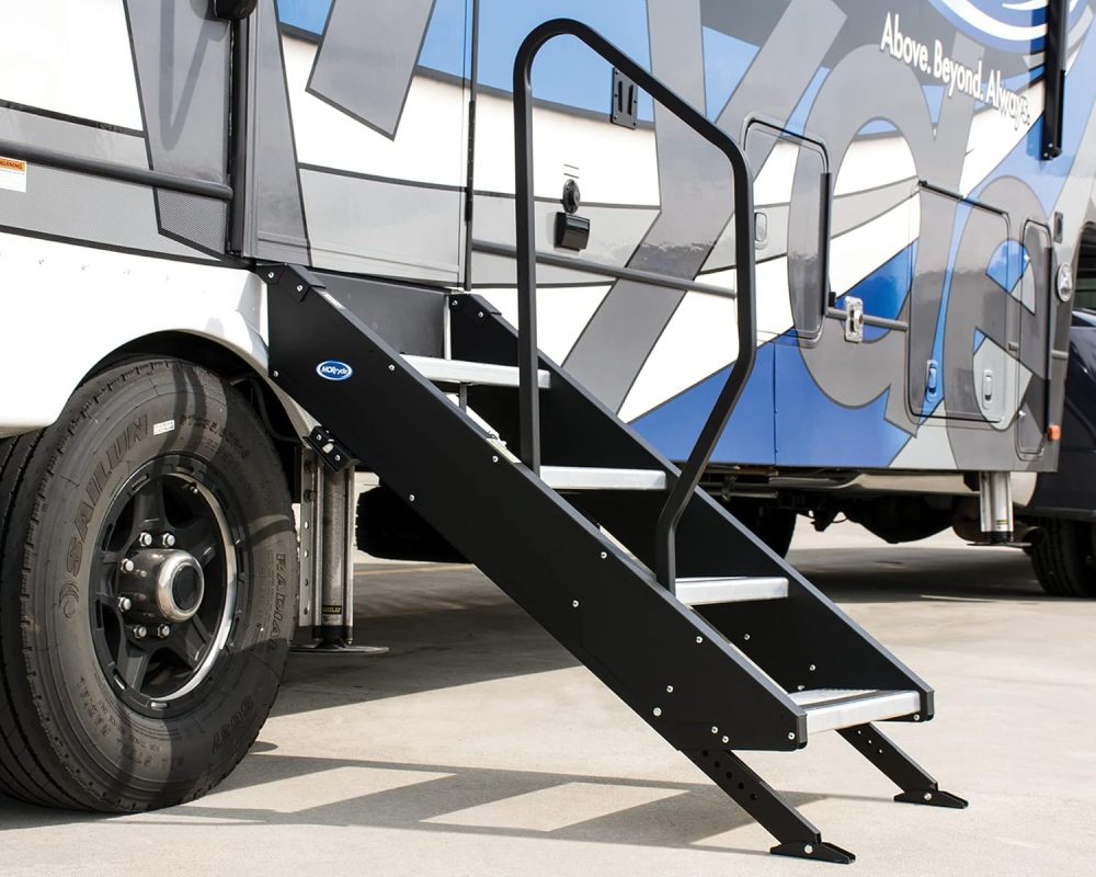 MORryde STP214-120H Handrail for 2nd Generation StepAbove - 4-Step - Image 3