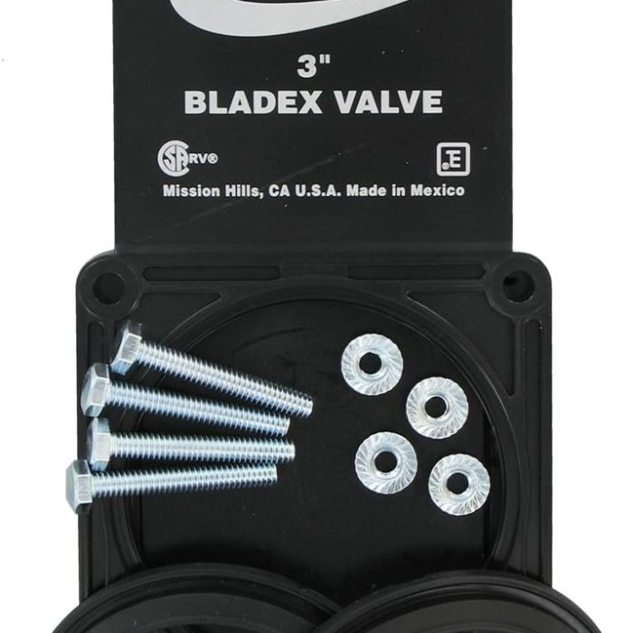 Valterra T1003BUM Bladex 3" Waste Valve with Metal Handle