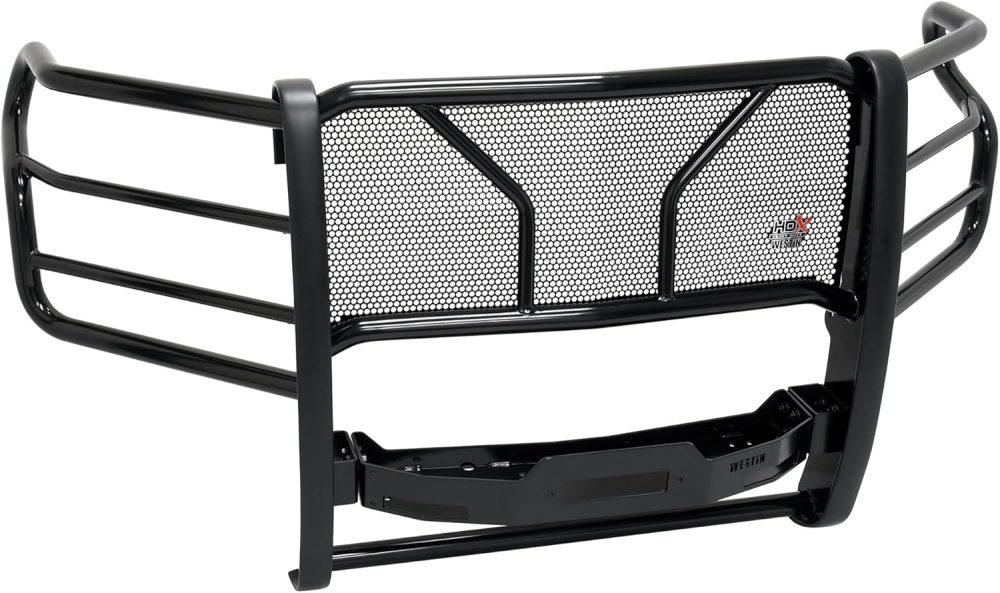 Westin 57-93995 HDX 1-Piece Winch Mount Grille Guard fits 2020-2025 Silverado 2500 3500 - Image 4