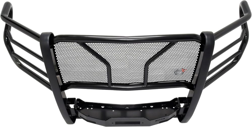 Westin 57-93995 HDX 1-Piece Winch Mount Grille Guard fits 2020-2025 Silverado 2500 3500 - Image 5