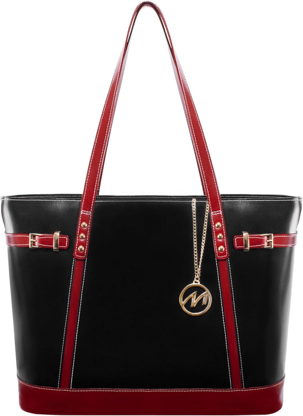 Mcklein Serafina | Leather Tablet Tote Black