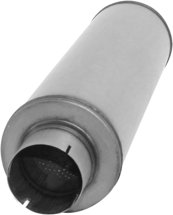 AP Exhaust Products Muffler  Xlerator Round 4In Id/Od C/C 30In Oal Ss