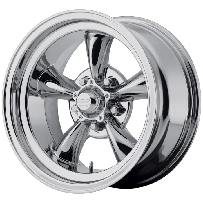 American Racing Wheels - Torq Thrust D - 15 X 8 In - 4.500 In Backspace - 5 X 4.75 In Bolt Pattern - Aluminum - Chrome