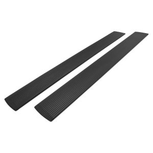 Westin Running Boards - Pro-E - 6 In Wide - Power-Deploying - Illuminated - Aluminum - Black Anodized - Super Cab - Ford Fullsize Truck 2015-24 - Pair