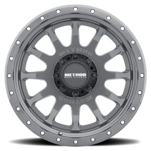 Method Race Wheels MR605 NV, 20X10, 24Mm Offset, 8X6.5, 121.3Mm Centerbore, Gloss Titanium, MR60521080824N