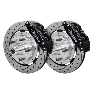 Wilwood 140-10742-D Front Disc Brake Kit - 74-78 12.19 in Drilled Rotor