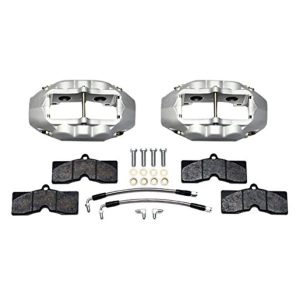 Wilwood 140-10790 Rear Brake Kit - 65-82 Corvette Clear Anodized - Gray