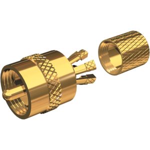Shakespeare - 3003.4061 PL-259-CP-G Marine Center Pin Connector - Gold